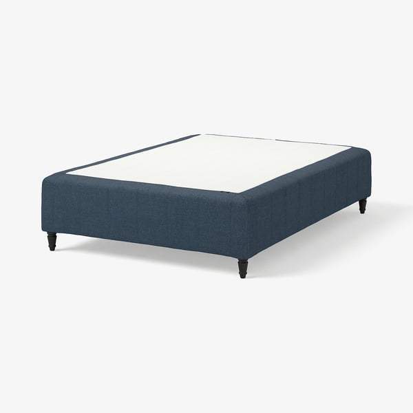 RÅHOLMAR Pocket spring mattress bse, 5 zones, incl leg firm/Kilanda dark blue, 140x200 cm