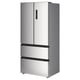 Option: Stainless steel fridge with 2 doors, 2 drawers, digital display, led lighting.