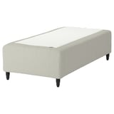 RISHÖJDEN mattress, beige, upholstered, rectangular, plush.