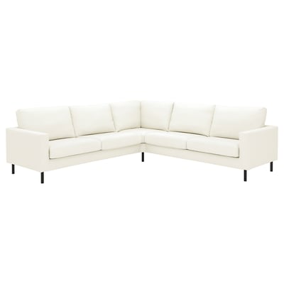 SALTSJÖBADEN Corner sofa, 4-seat, Blekinge white