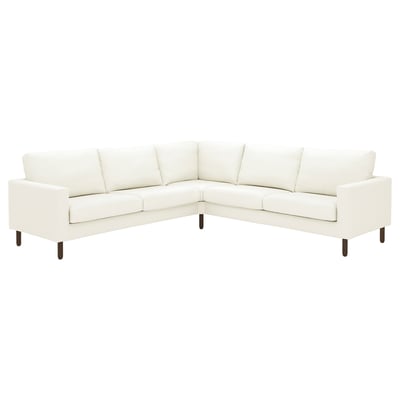 SALTSJÖBADEN Corner sofa, 4-seat, Blekinge white