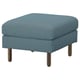 SALTSJÖBADEN Footstool, Fridtuna dark grey-blue