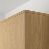 SINARP Rounded deco strip/moulding, oak veneer, 221 cm