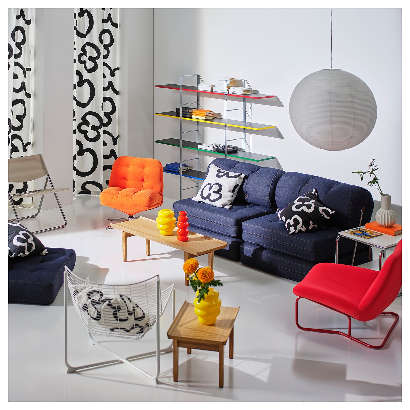 IKEA DYVLINGE SKÅLBODA set売り SKÅLBODA armchair, orange - IKEA