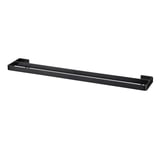 SKOGSVIKEN, black towel bar, steel, rectangular, modern design.