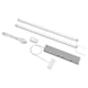 SKYDRAG led kitchen light kit, white, sleek, modern design. Includes strips, remote, power box.