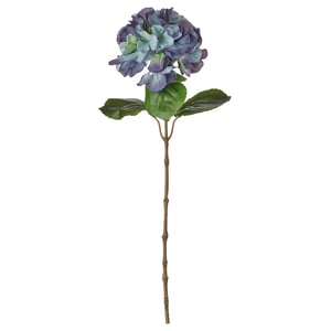 SMYCKA Artificial flower, in/outdoor/hydrangea blue-lilac, 55 cm