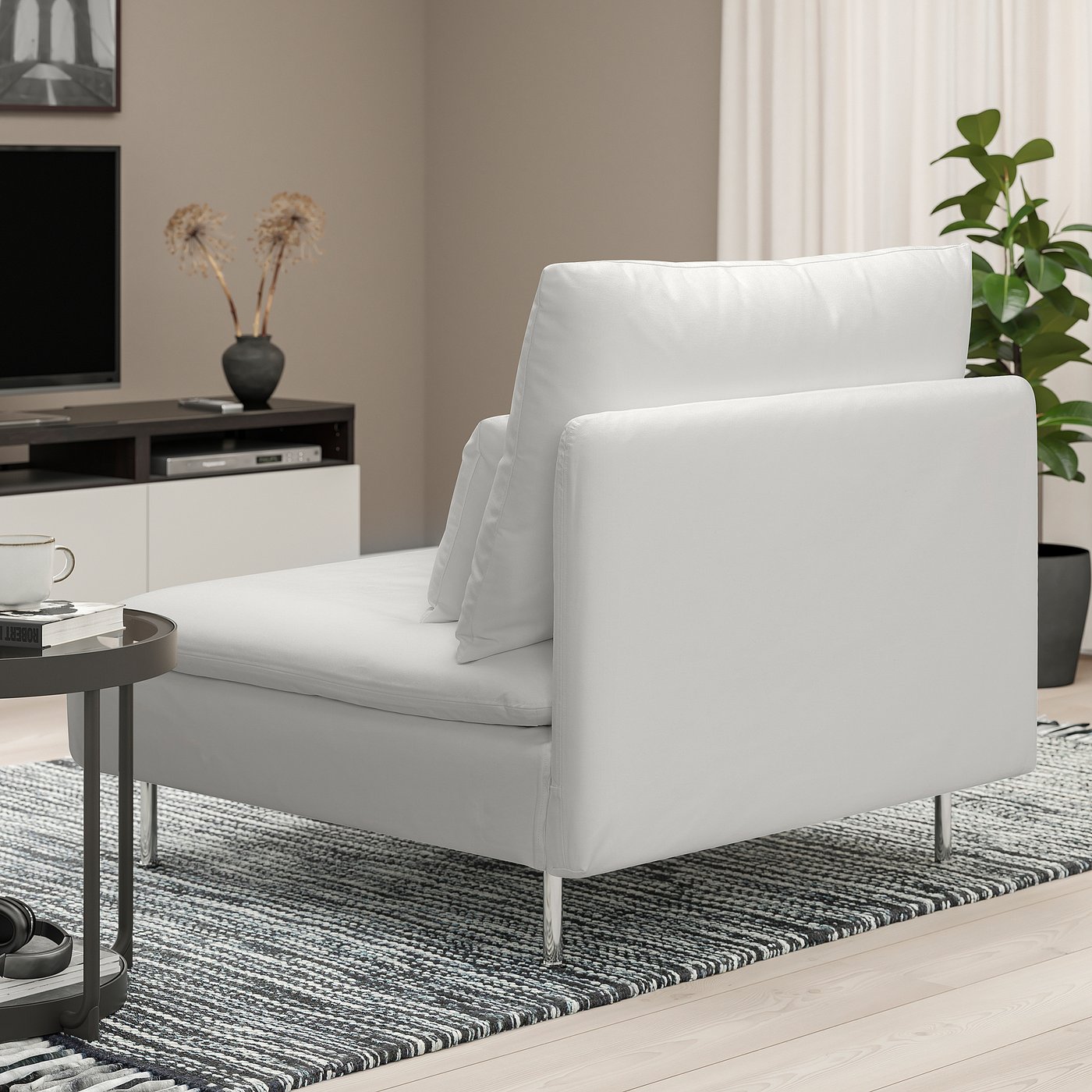 SÖDERHAMN 1-seat section, Blekinge white - IKEA Finland