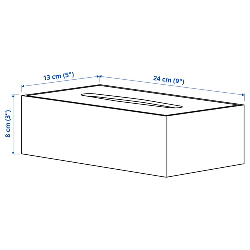 STEGESUND Box for tissues, light bamboo