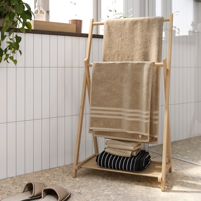 STEGESUND Towel stand, light bamboo