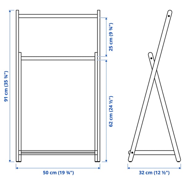 STEGESUND Towel stand, light bamboo