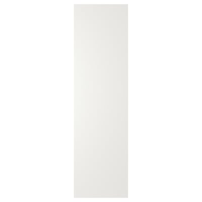 STENSUND white cover panel. Rectangular, lacquered fiberboard, country style design.