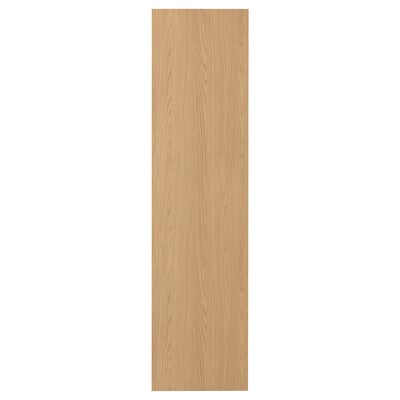 Wooden oak panel in STORKLINTA collection for modern wardrobe.