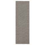 TIPHEDE: rectangle cotton rug. Neutral colors. Textured design.