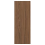 Modern walnut TISTORP drawer front with vertical wood grain texture.