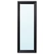 Option: Black rectangular wall mirror with black mold frame, suitable for any room.