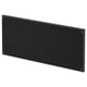 Black rectangular TROTTEN double-sided notice and whiteboard, smooth edges.