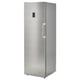 Option: Stainless steel upright freezer, sleek and tall, with a digital display and handle.
