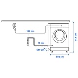 Illustration with measurements for the product: UDDARP.