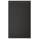 UPPLÖV black kitchen cabinet with sleek, modern design and integrated handles.