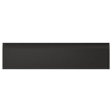 UPPLÖV: black kitchen front, sleek with chamfered edges & integrated handles.