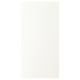 Option: A plain white rectangular box, representing VALLSTENA kitchen cabinet fronts.