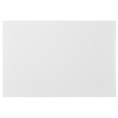 VALVIKEN white door, matt surface, rectangular shape, soft texture.