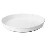 VARIERA white kitchen turntable, round, ceramic-like plastic, raised edges for easy spin and access.
