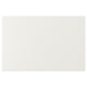 Option: VEDDINGE white sleek, modern kitchen cabinet.