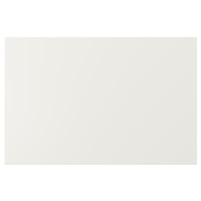 VEDDINGE white sleek, modern kitchen cabinet.