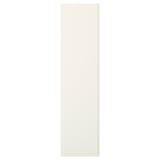 VIKANES white drawer, sleek, modern, rectangular, with integrated groove handle, minimalist design.