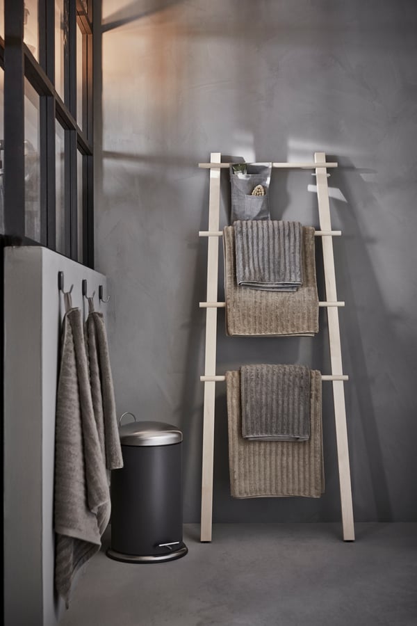 VILTO Towel stand, birch