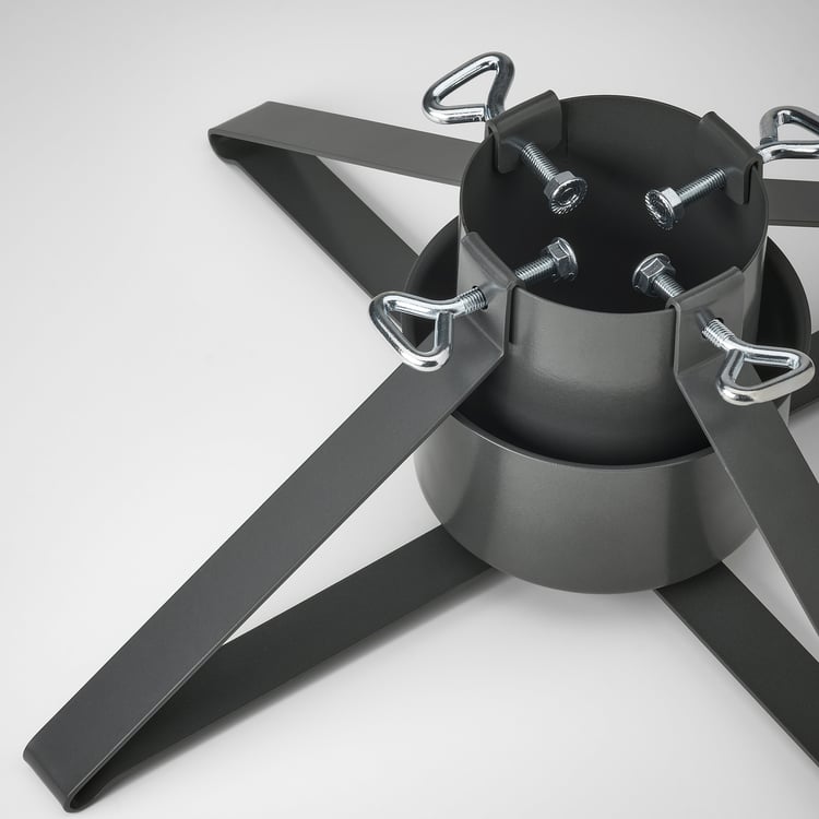 VINTERFINT Christmas tree stand metal dark grey IKEA Finland