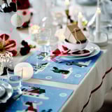 VINTERFINT Place mat, winter blue, 45x35 cm