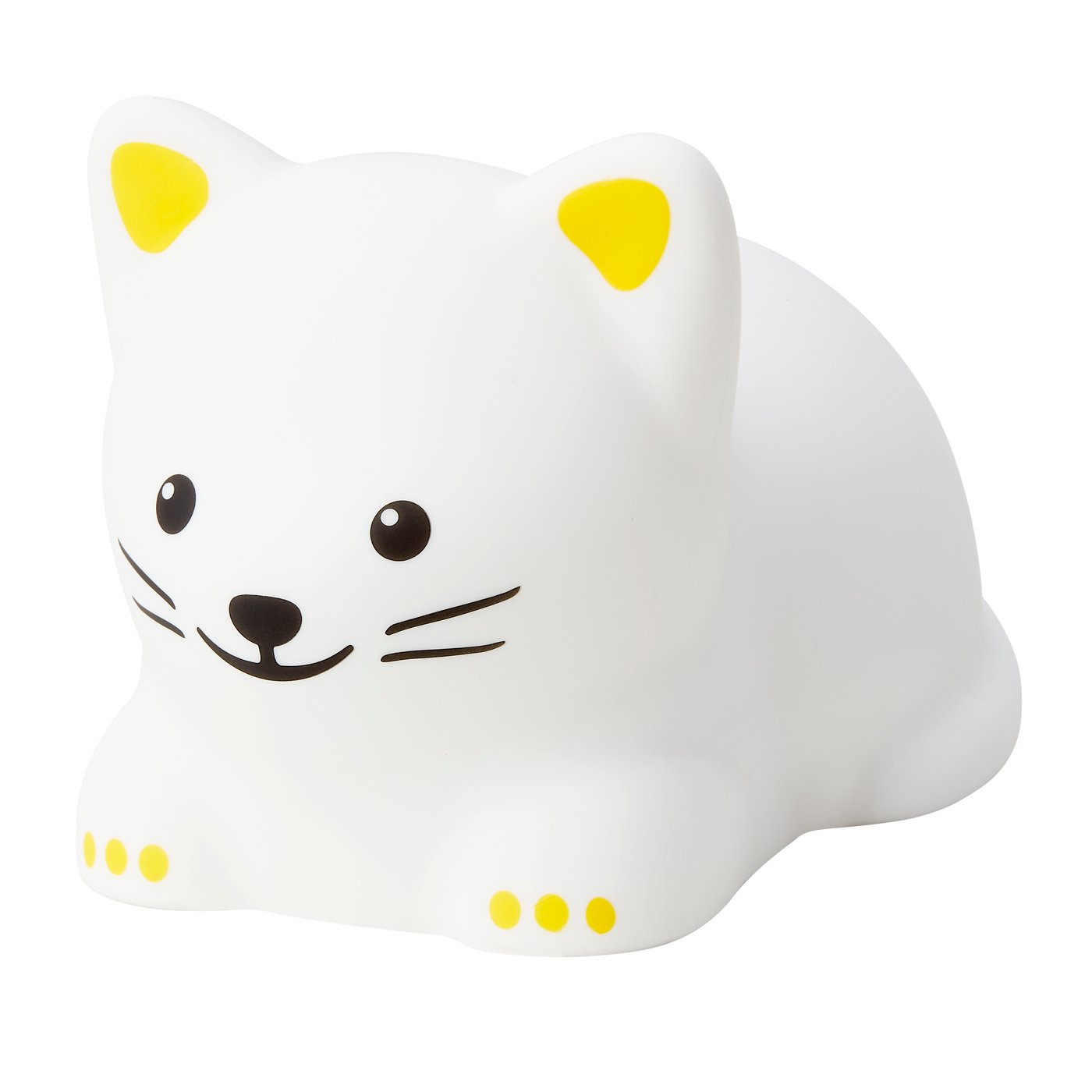 IKEA - TÖVÄDER led-yövalaisin, kissa paristokäyttöinen