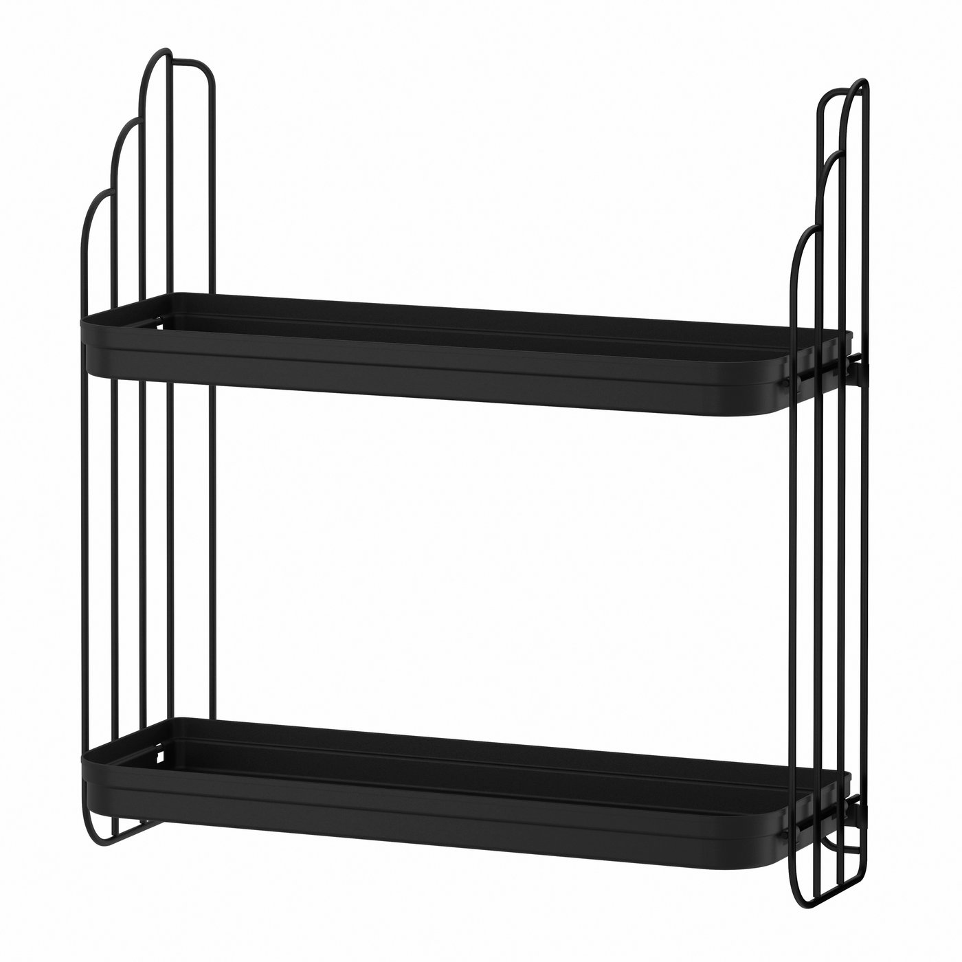 IKEA - APOTEKARE seinähylly, musta
