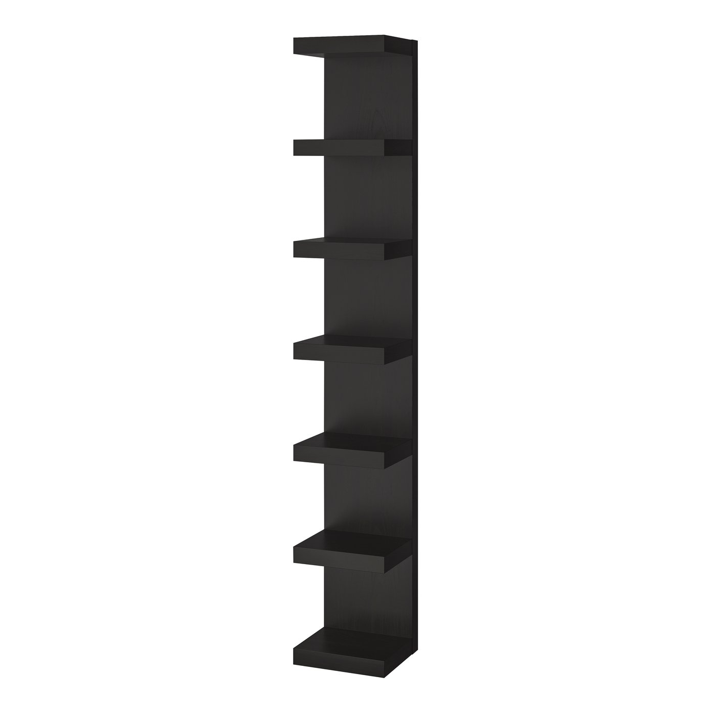 IKEA - LACK seinähylly, mustanruskea