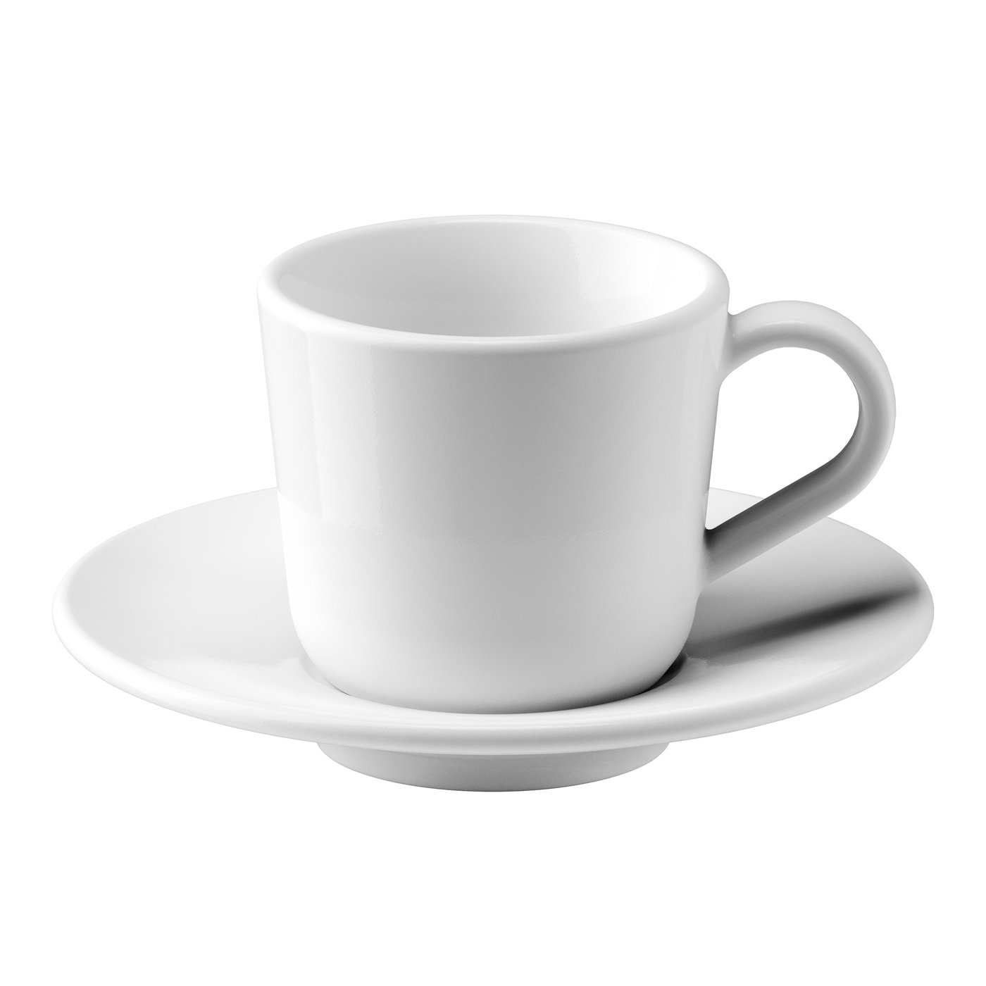 IKEA - IKEA 365+ espressokuppi+lautanen, valkoinen