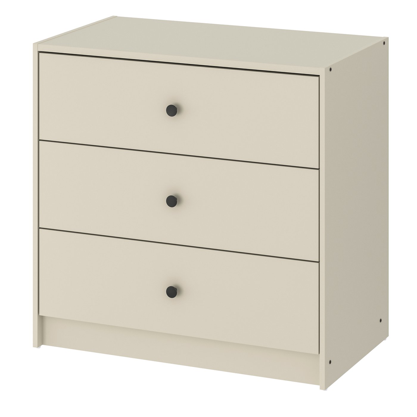 IKEA - GURSKEN lipasto, 3 laatikkoa, vaalea beige
