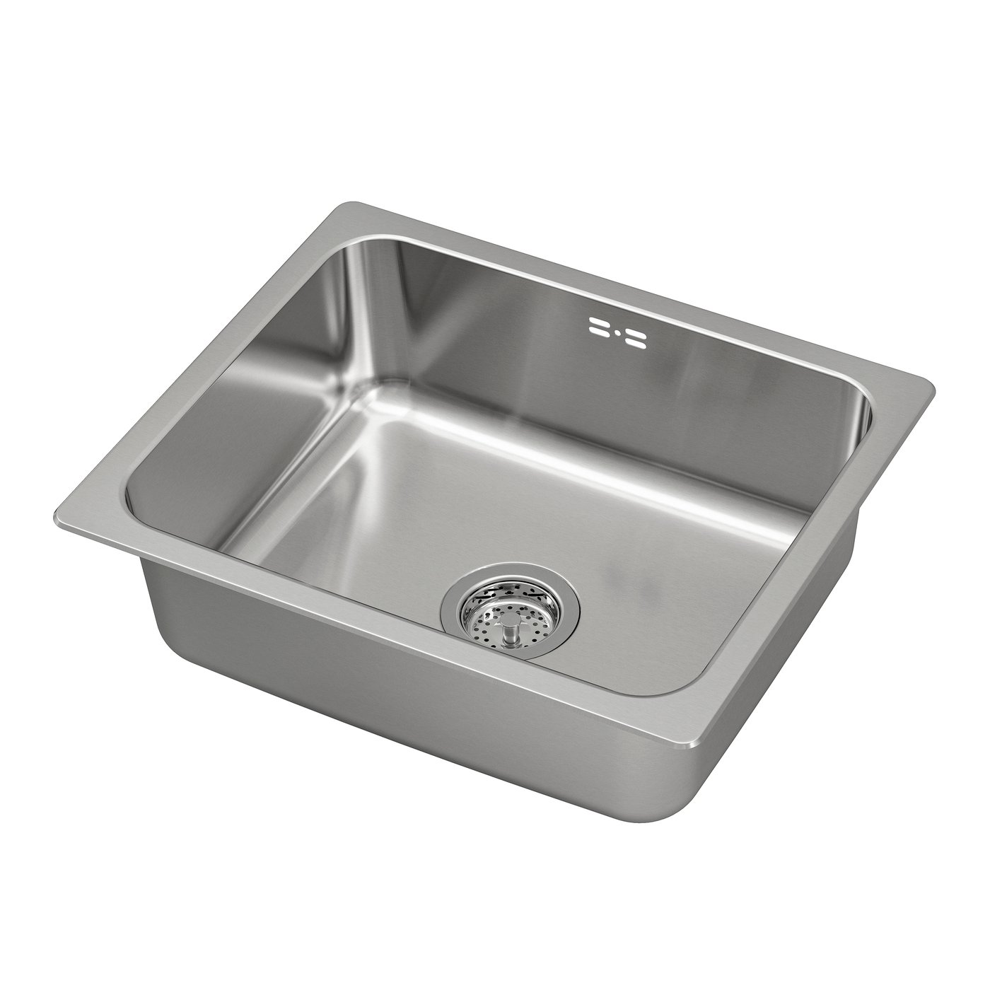 IKEA - HILLESJÖN upotettava tiskiallas, 1 allas, ruostumaton teräs