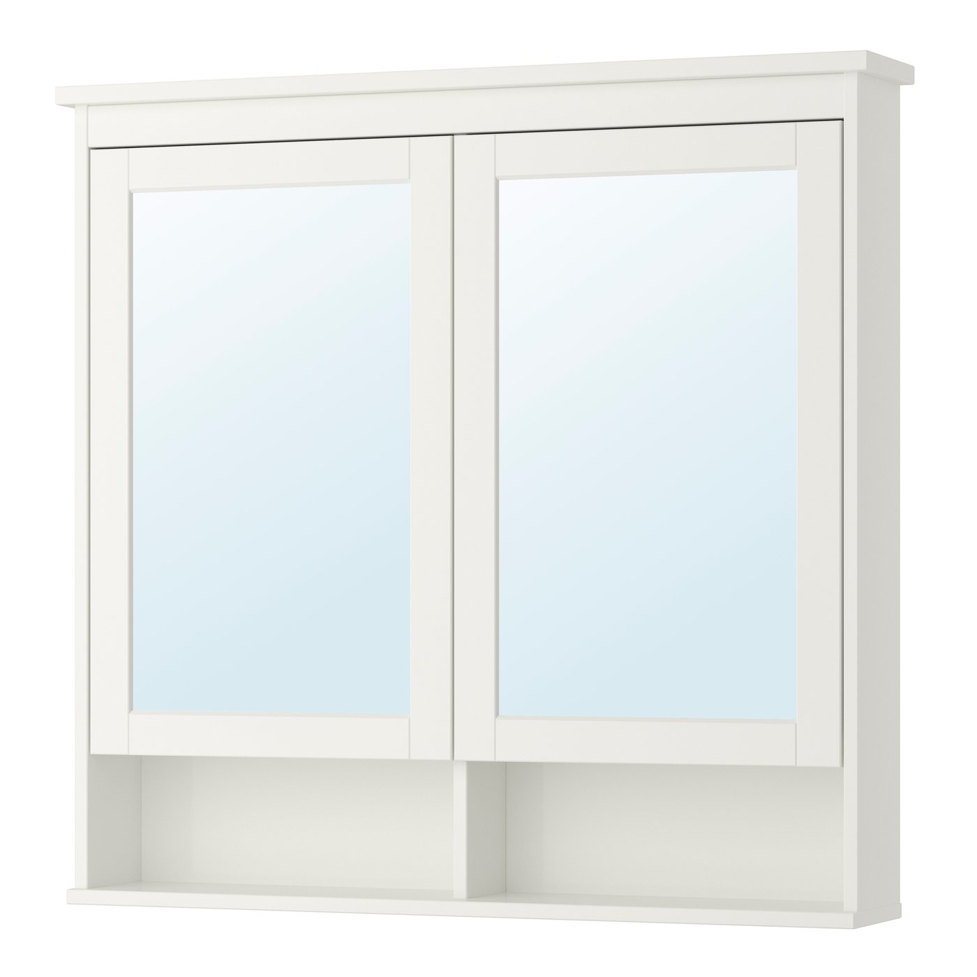 IKEA - HEMNES peilikaappi 2 ovea, valkoinen, 103x16x98 cm