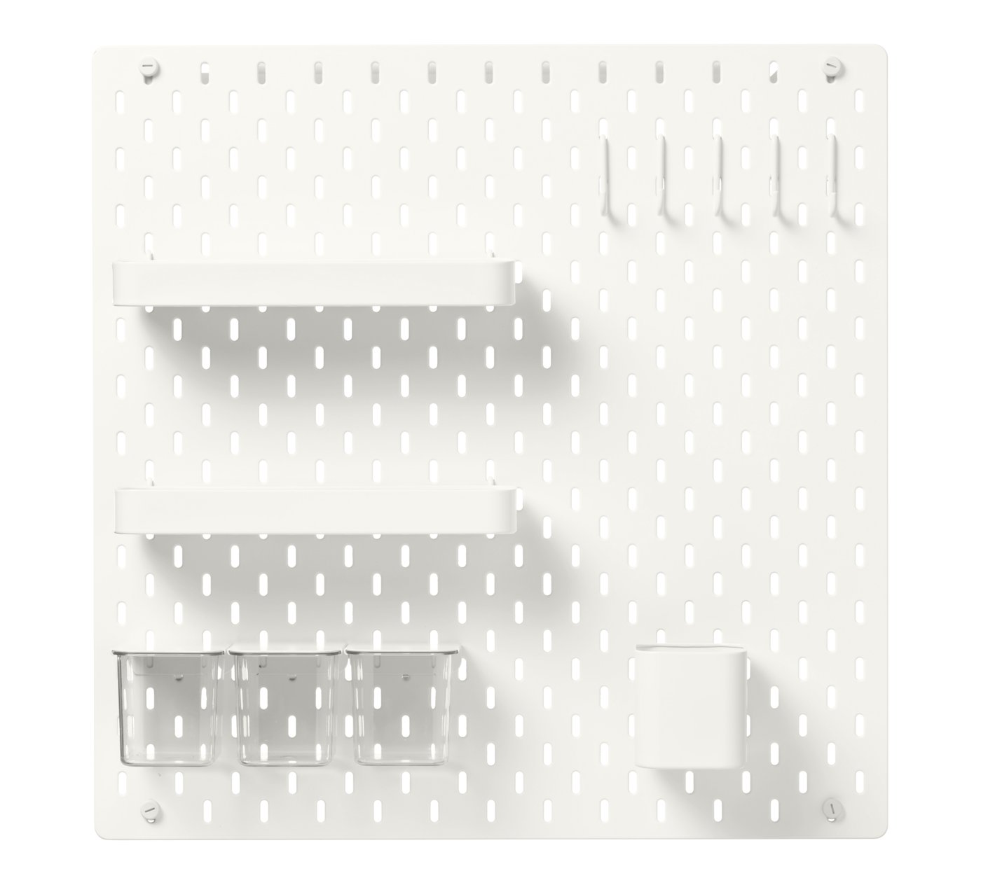 IKEA - SKÅDIS säilytystaulukokonaisuus, valkoinen