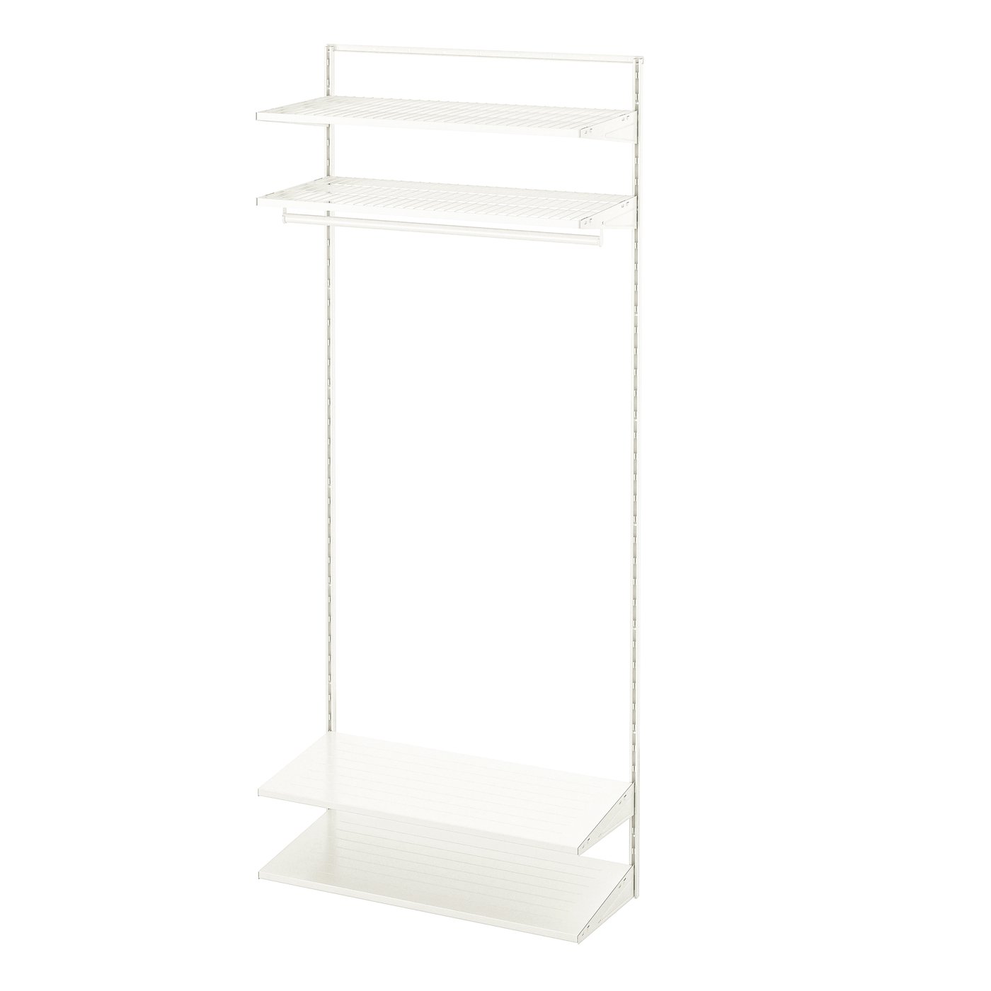 IKEA - BOAXEL vaatekaappikokonaisuus, valkoinen