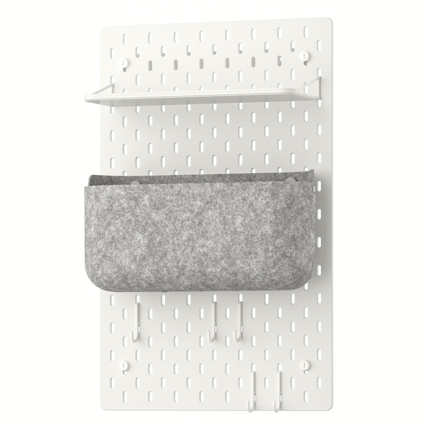 IKEA - SKÅDIS säilytystaulukokonaisuus, valkoinen