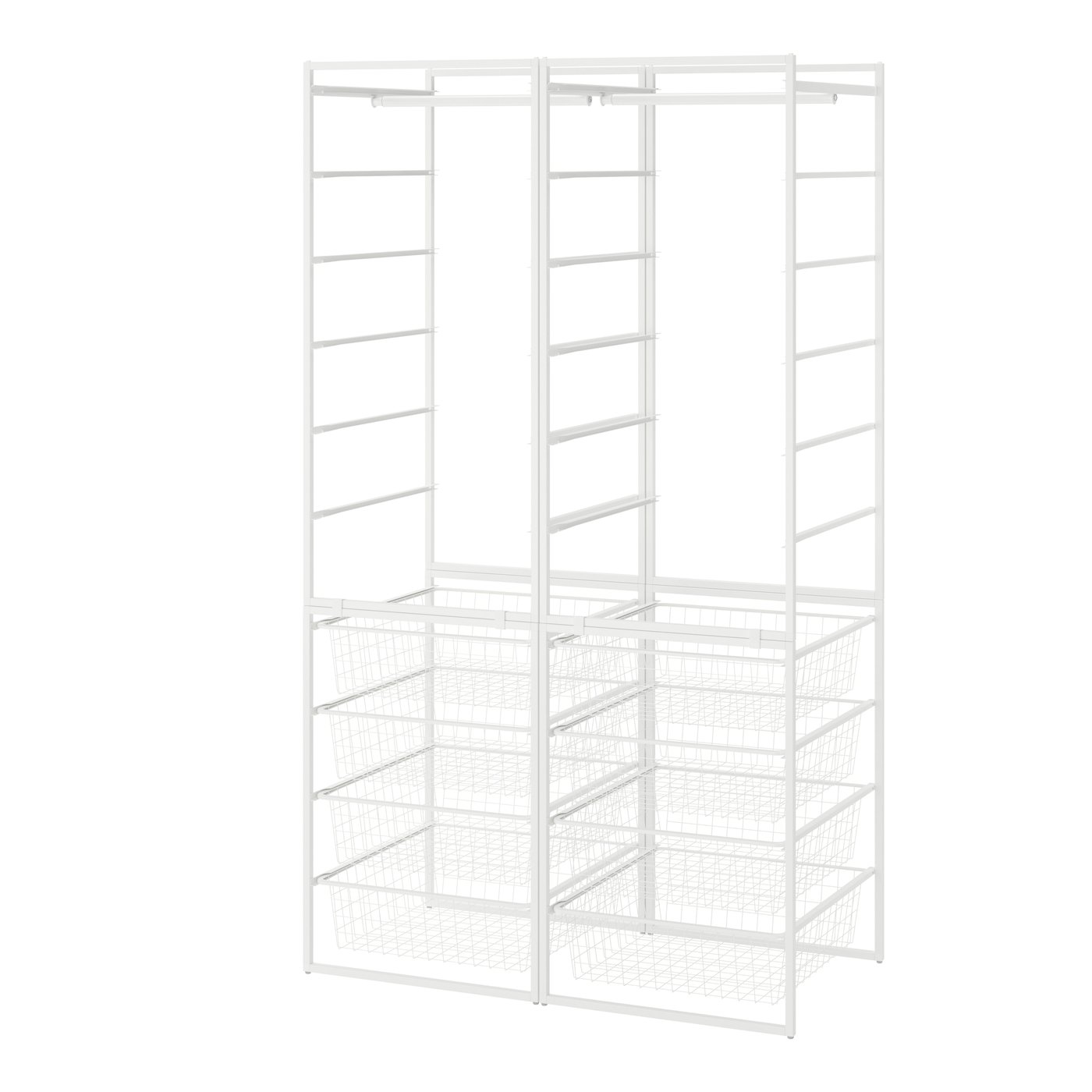 IKEA - JONAXEL vaatekaappikokonaisuus, valkoinen