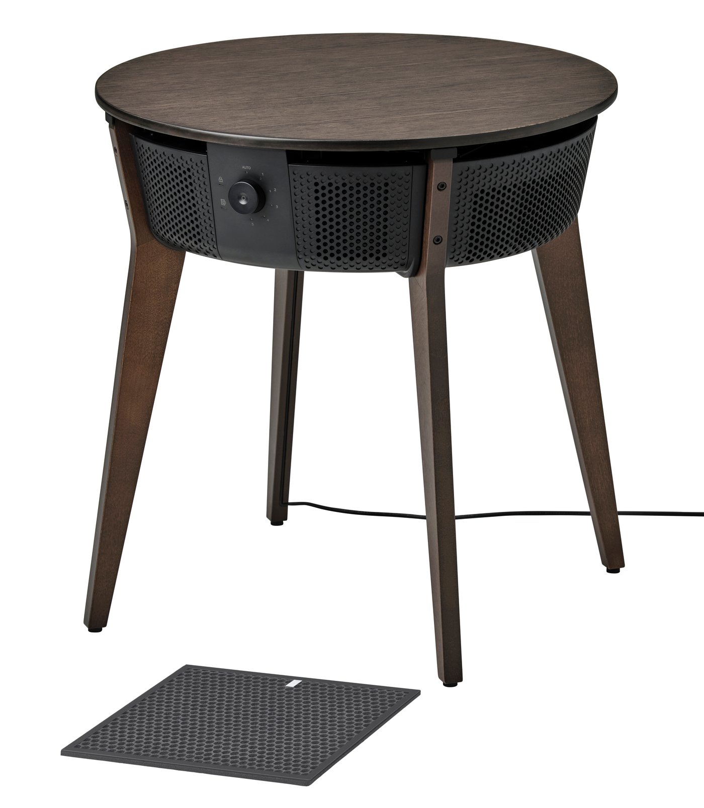 IKEA - STARKVIND pöytä/ilmanpuhdistin, ylimääräinen kaasusuodatin petsattu tammiviilu/tummanruskea