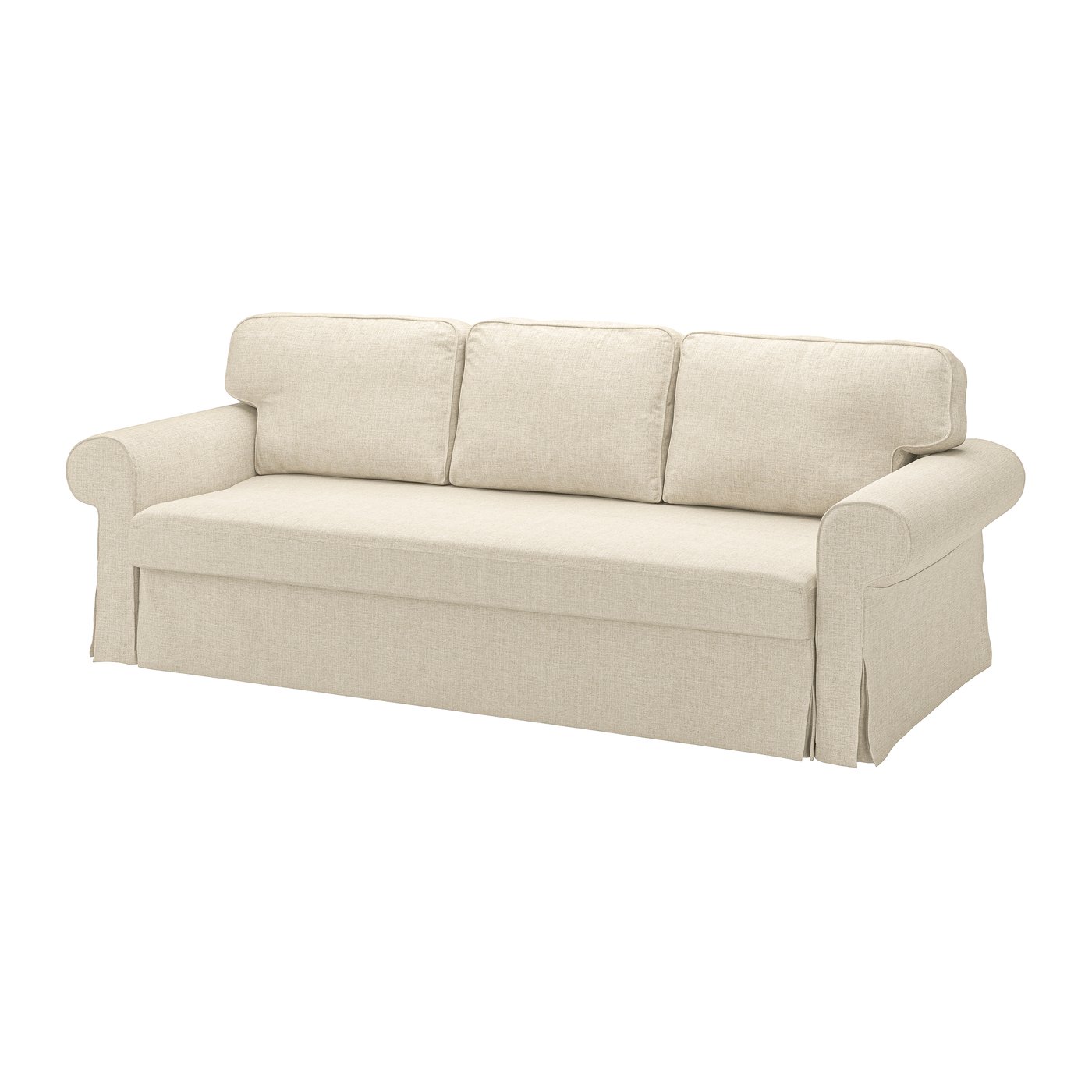 IKEA - VRETSTORP 3:n istuttava vuodesohva, Kilanda vaalea beige
