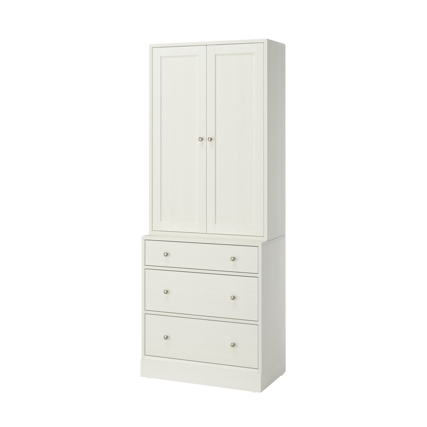 IKEA - HAVSTA säilytyskokonaisuus+laatikot, valkoinen