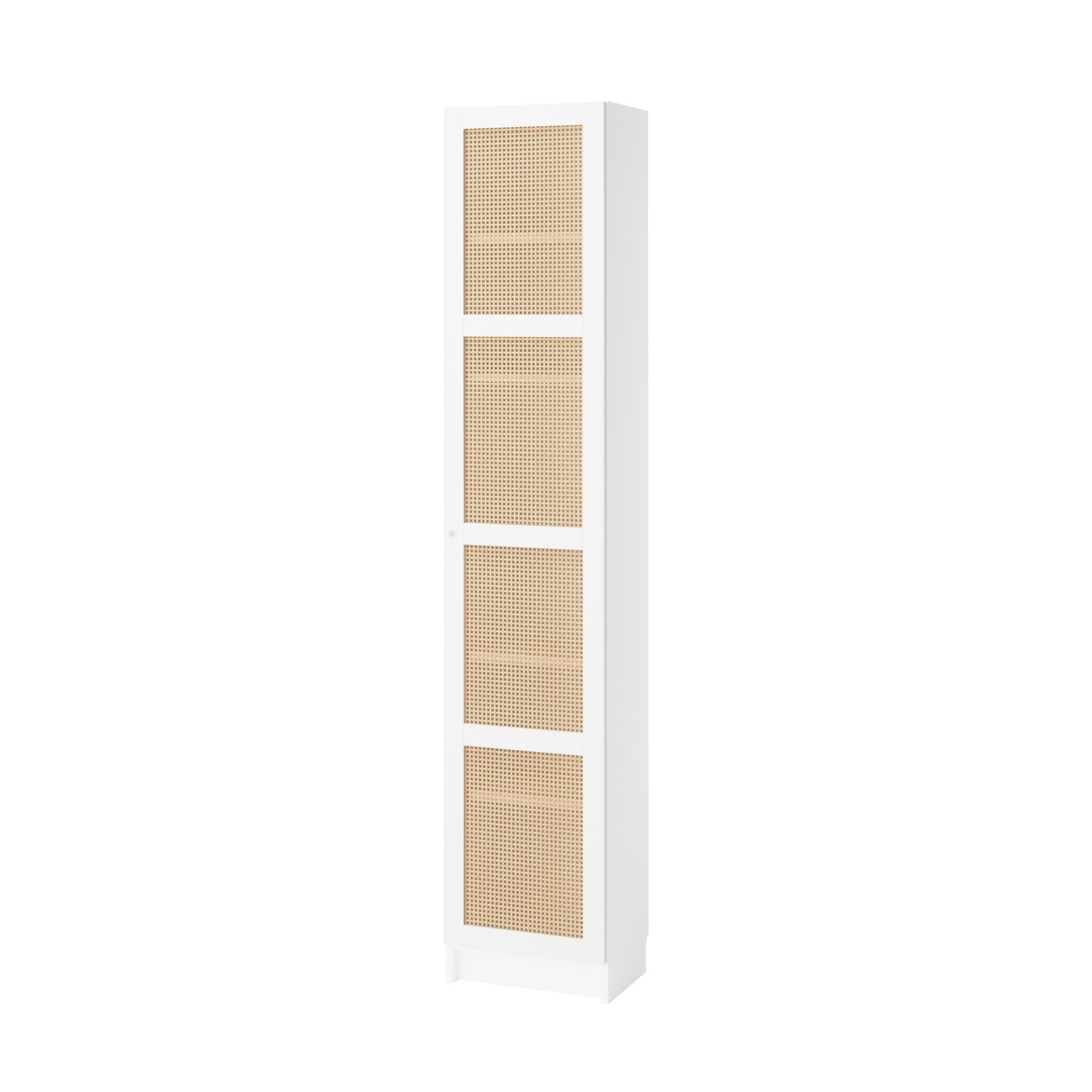 IKEA - BILLY / HÖGADAL kirjahylly+ovi, valkoinen