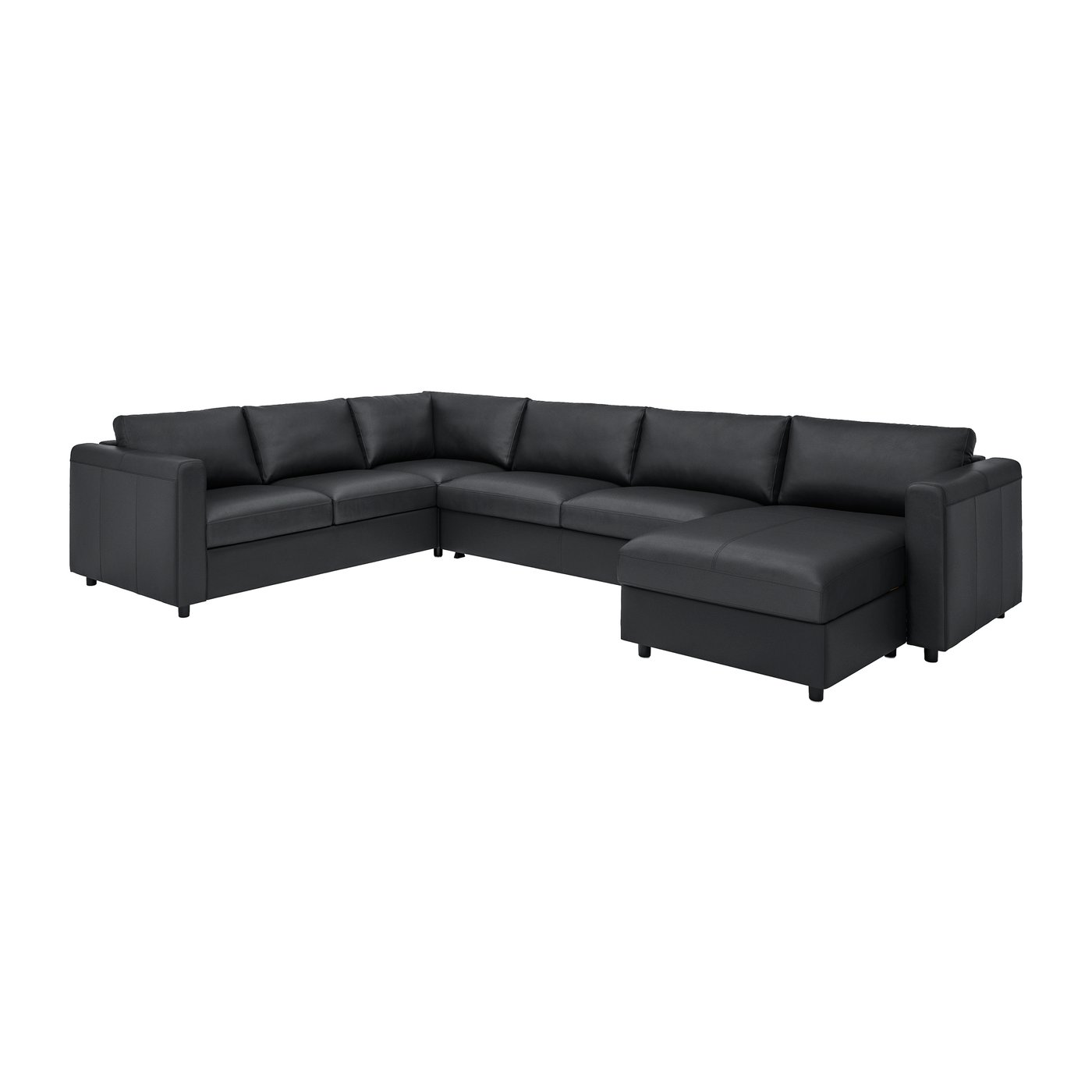 IKEA - VIMLE 5:n ist, kulmavuodesohva div., Grann/Bomstad musta